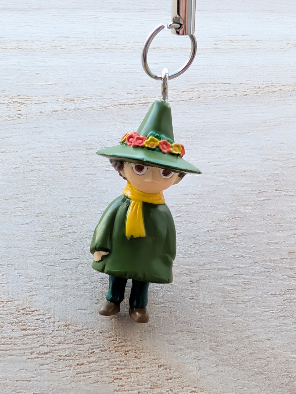 Moomin Snufkin Figure Keychain New Without Tag 4cm Tall MC